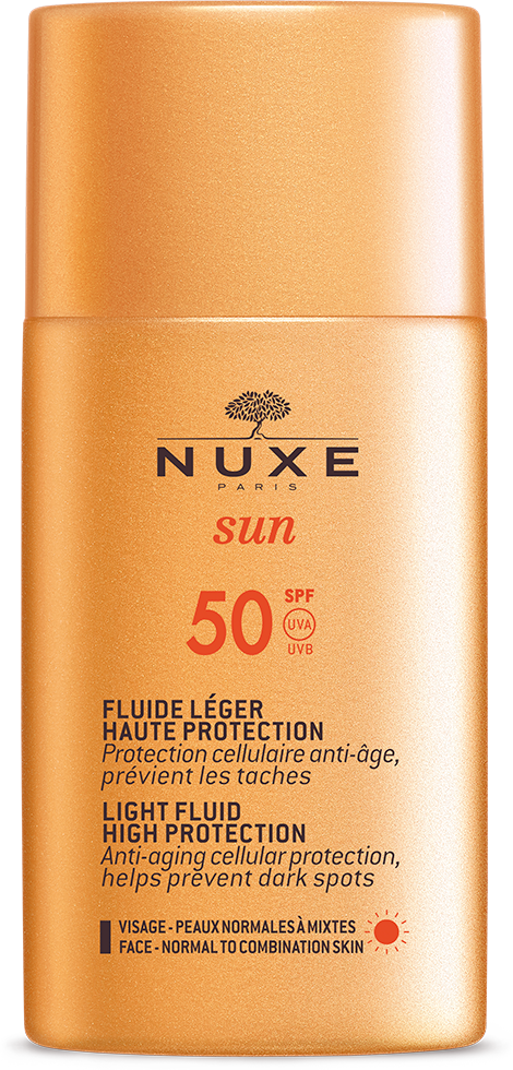 Nuxe Sun leichtes Gesichtsfluid LSF50